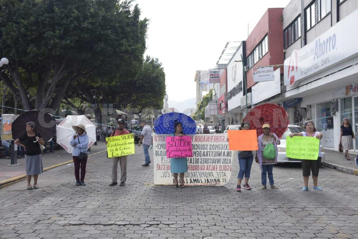 Protestan Propietarios Contra Invasiones Piden Desalojo