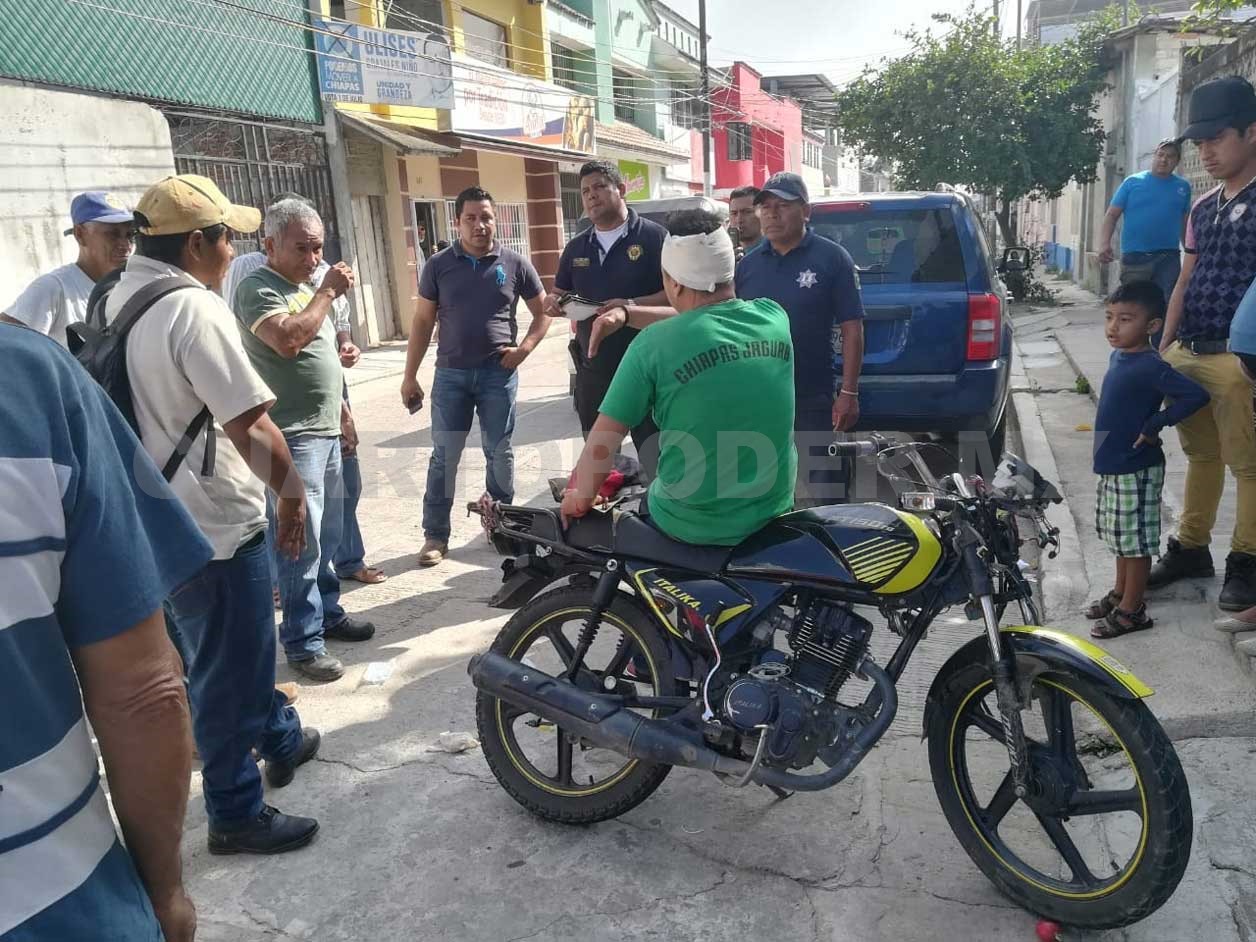 Encontronazo Entre Motocicletas