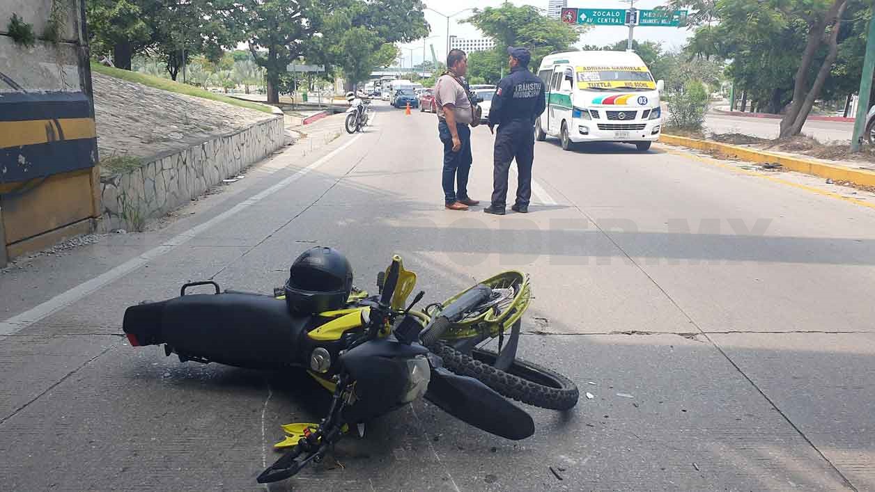 Motociclista Queda Con Lesiones De Gravedad