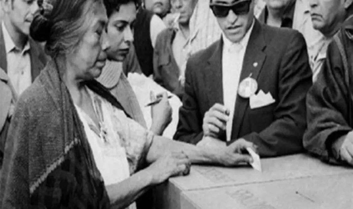 Celebran 60 años del voto de la mujer