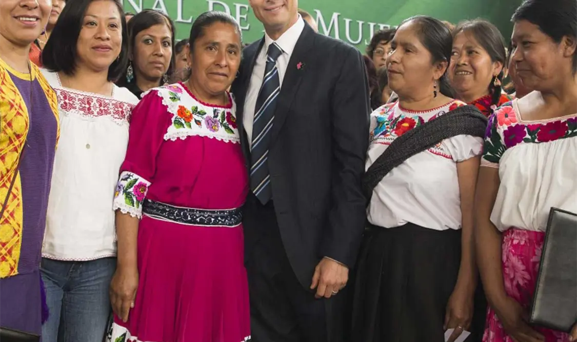 El presidente Enrique Peña Nieto lideró el Día Internacional de la Mujer.