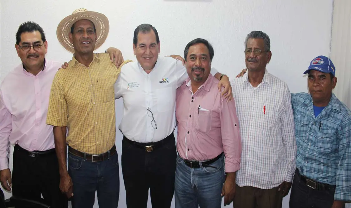 Grafica de las nuevas autoridades ejidales. CP