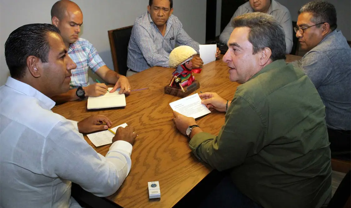 El objetivo, dijo Ramírez Aguilar, es pactar una jornada electoral en paz y concordia. CP