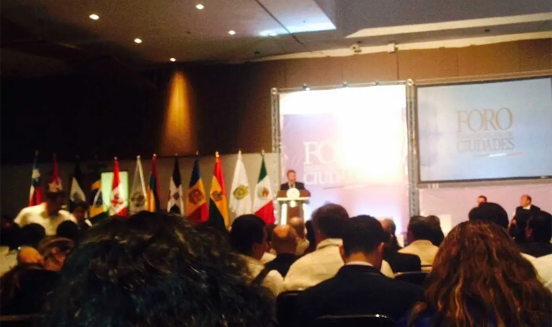 Continúa la participación del edil en las mesas de trabajo y actividades del II Foro Iberoamericano de Ciudades. CP