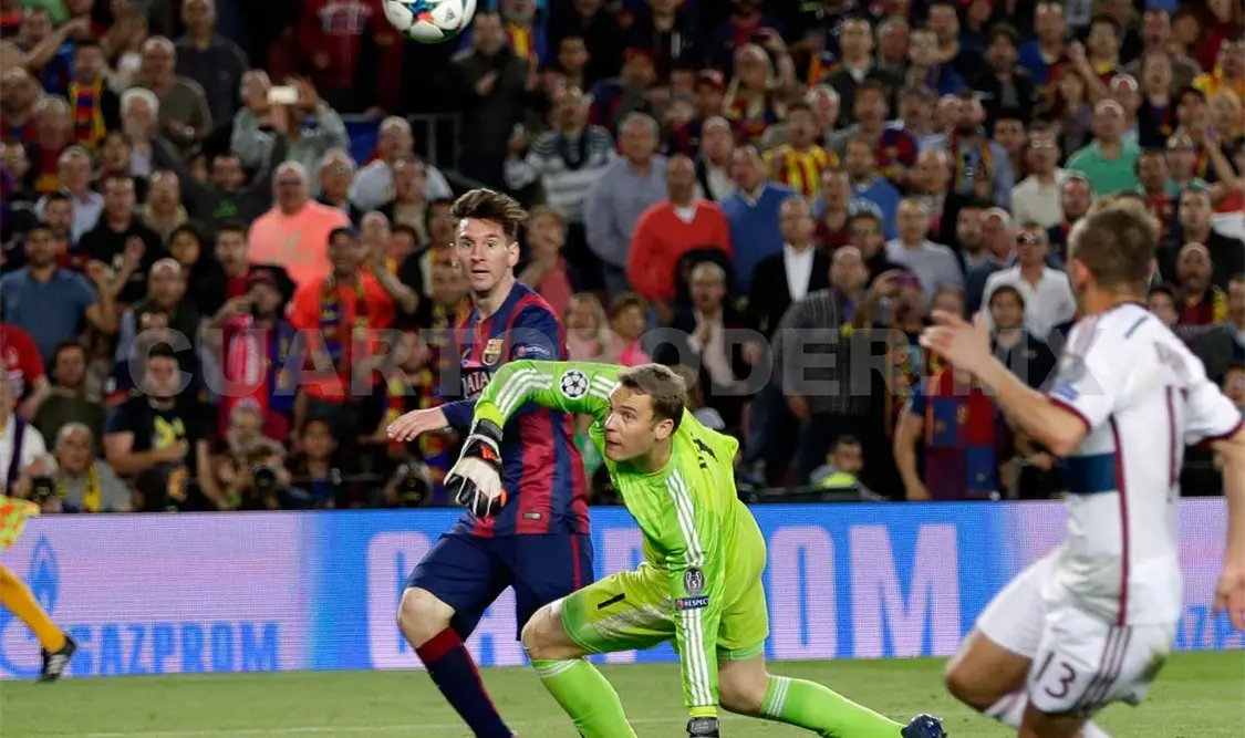 Barça con pie y medio en Berlín