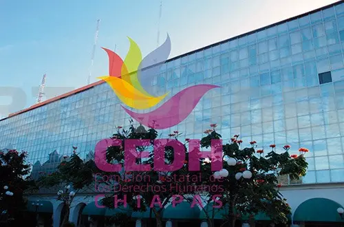 Oficinas de la Comisión Estatal de Derechos Humanos de Chiaoas. Cortesía, CP