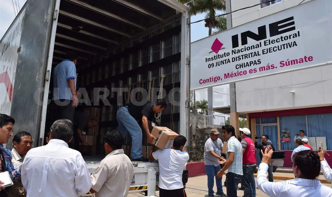 Llegan al estado boletas electorales