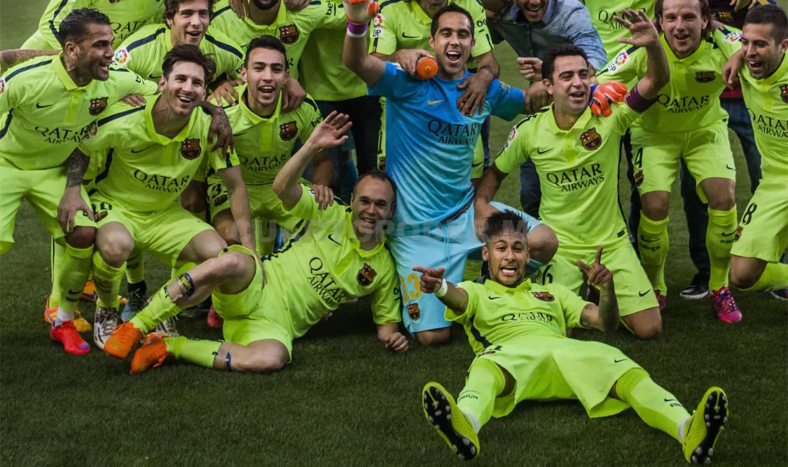 Un golazo del argentino Lionel Messi en el Calderón da el título al equipo Barcelona. AP