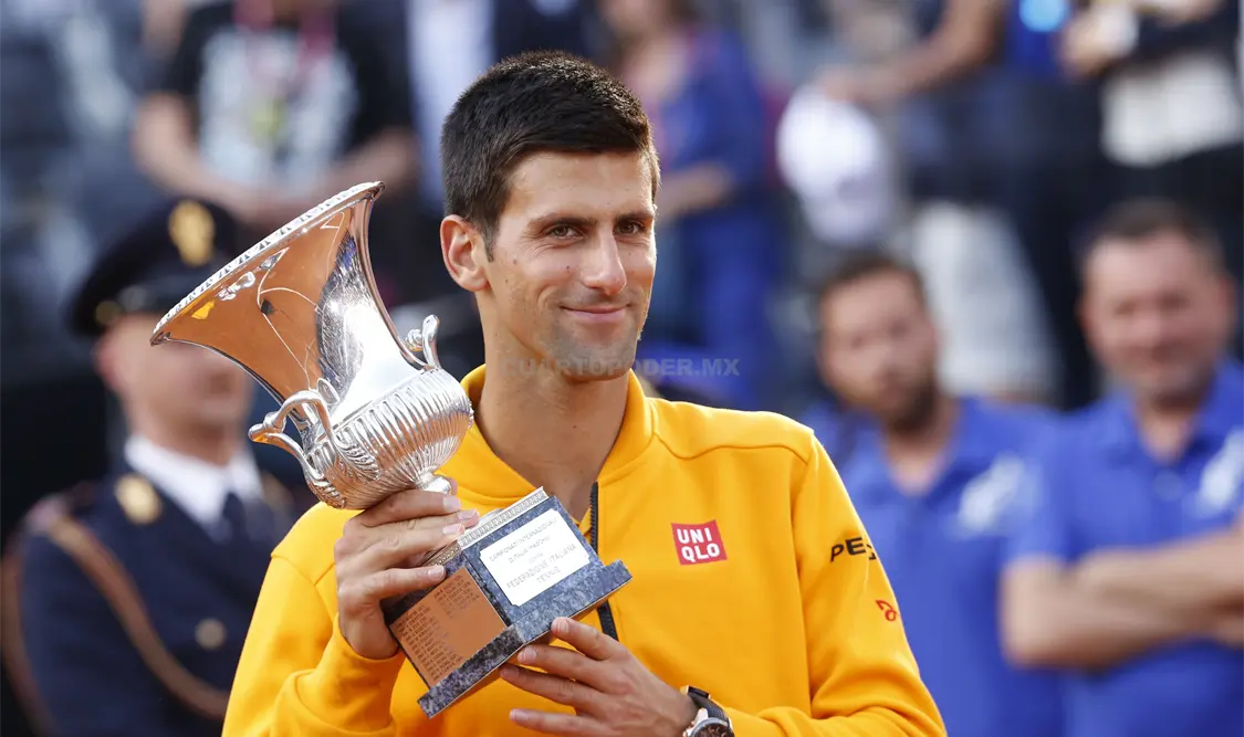 El tenista serbio Novak se lleva el Master de Roma. AP