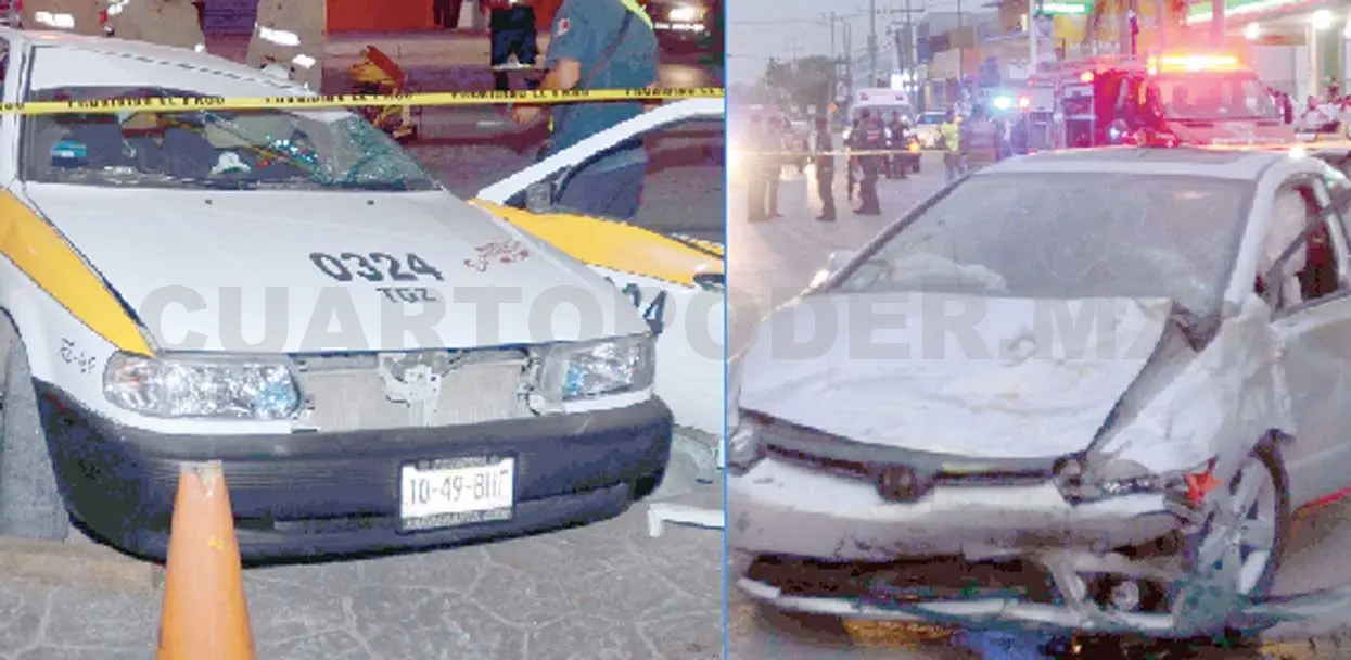El accidente ocurrió poco después de las cuatro de la mañana en la 5ª Norte Poniente de Tuxtla Gutiérrez. Rafael Cabrera / CP