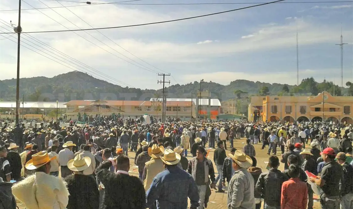 Priístas realizan plebiscito