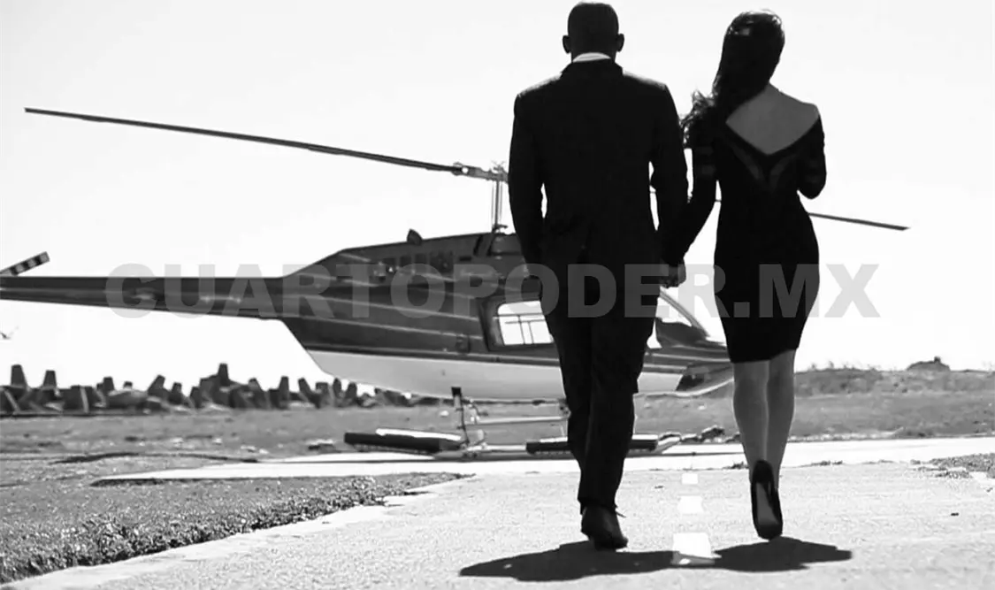 Celebridades se transportan en helicópteros