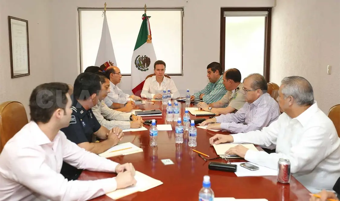 El mandatario Manuel Velasco encabeza Mesa de Seguridad