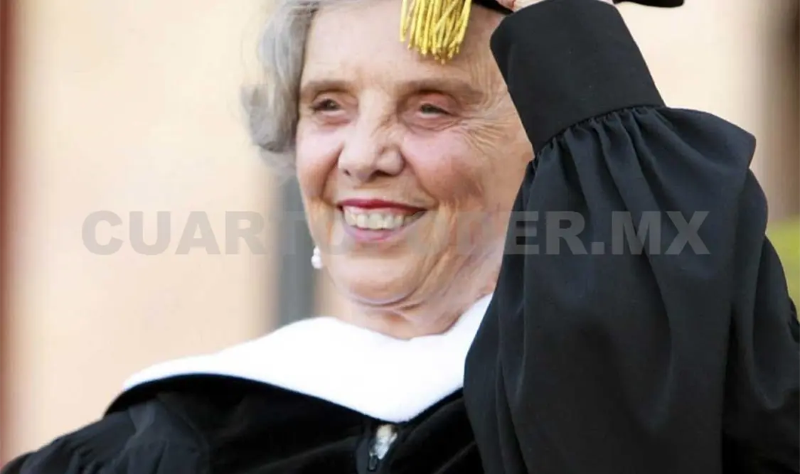 La escritora Elena Poniatowska nació un 19 de mayo 1932