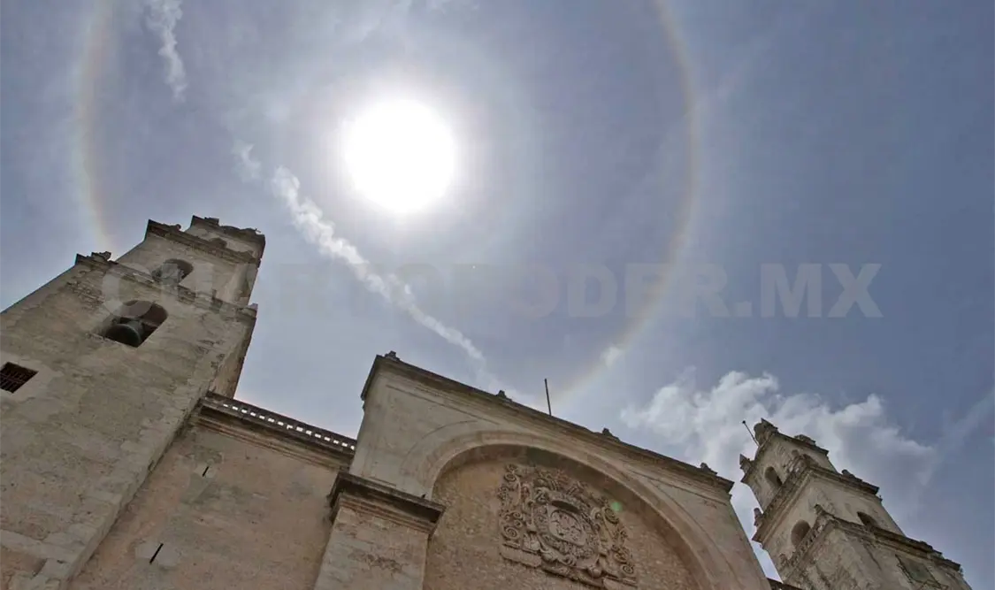 La aparición de los halos solares se da en días cercanos al Sol en el cenit. NTX