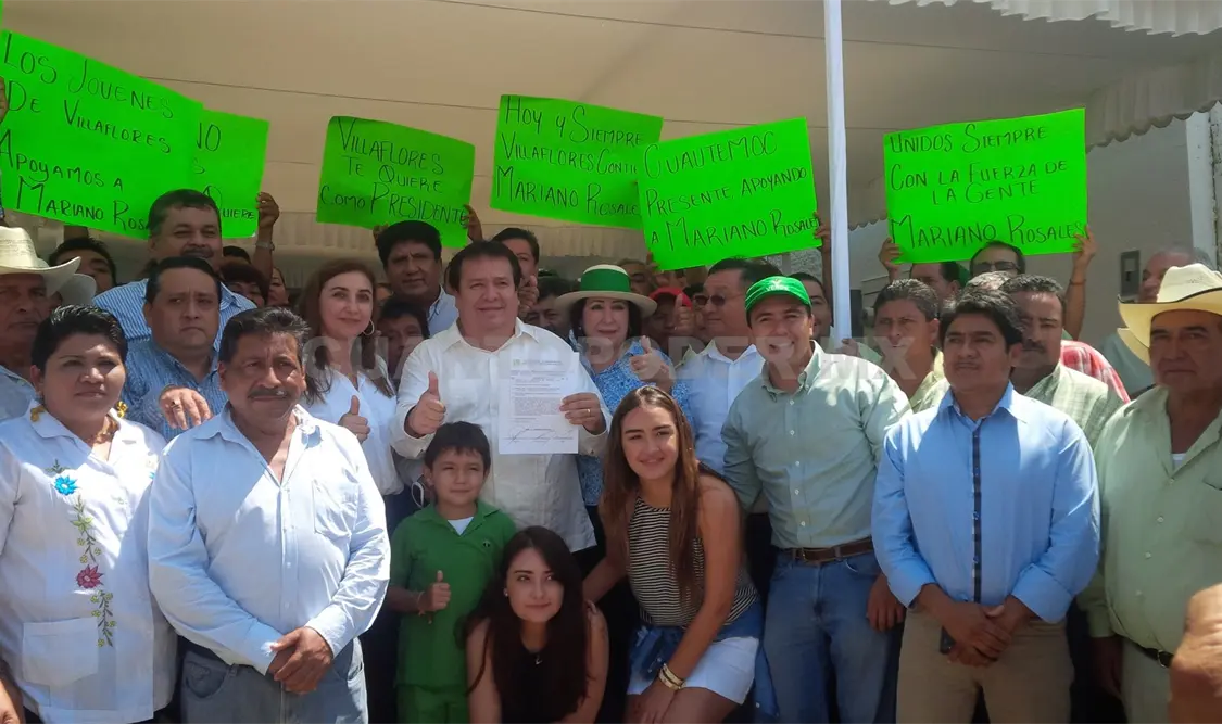 Mariano Rosales es precandidato del PVEM en Villaflores