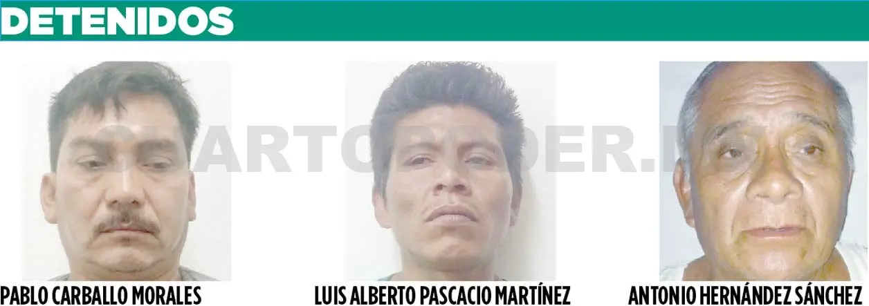Aprehende la Fecdo a tres narcomenudistas en Tuxtla
