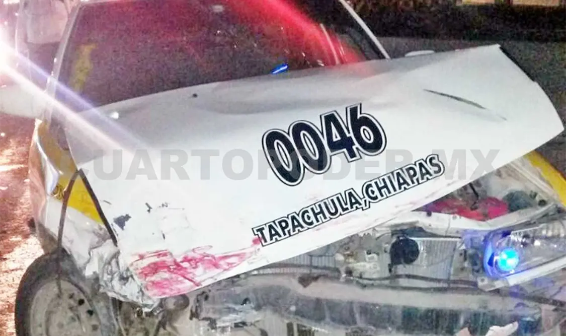 Fuerte choque deja un muerto en Tapachula