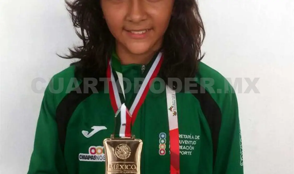 Celeste Flores se viste de oro