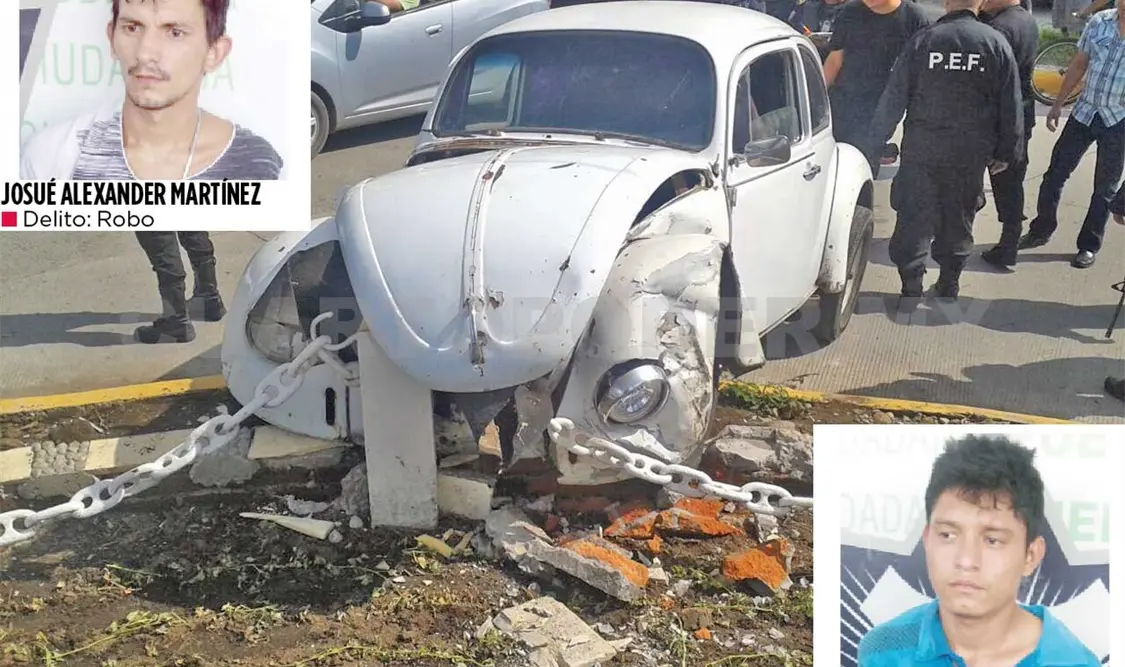 Tras persecución detienen a ladrones y recuperan botín