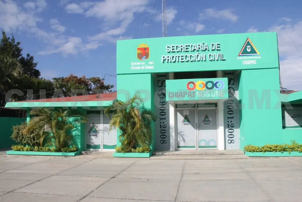 Secretaría de Protección Civil estatal difunde colaboración del gremio de CMIC Chiapas. Cortesía. CP