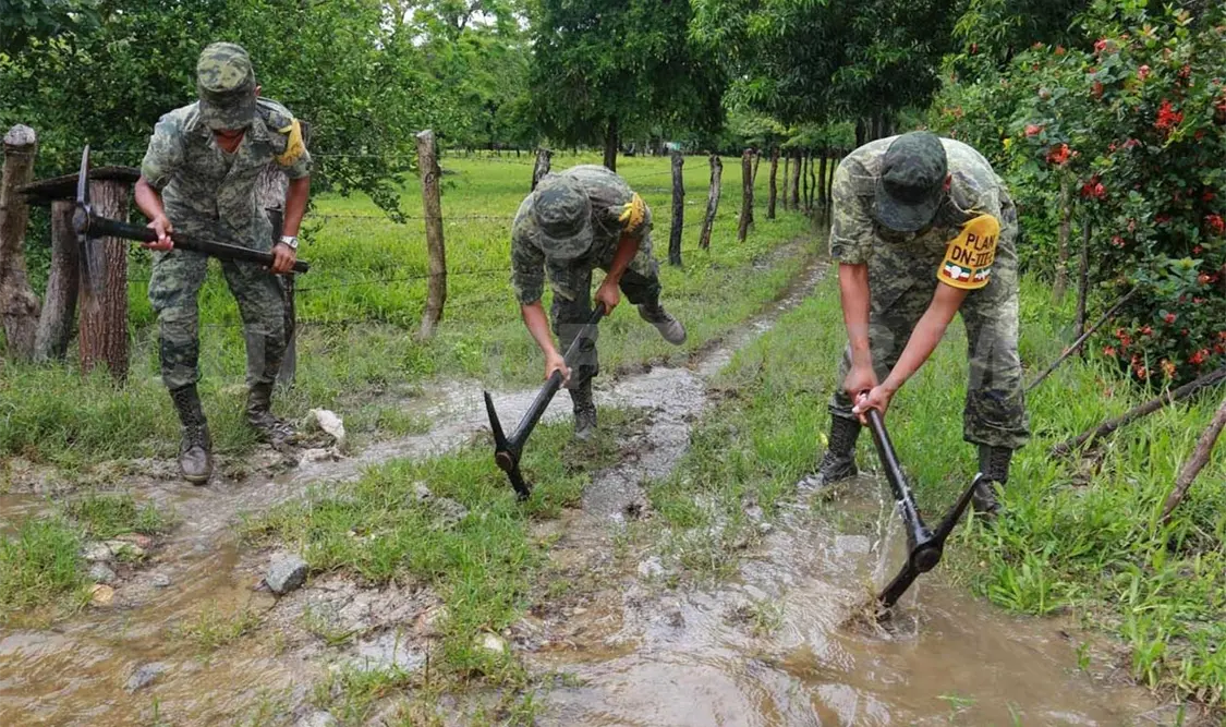 La capacitación que imparten es gracias a los programas que ejecuta la Marina y el Ejercito Mexicano. Cortesía