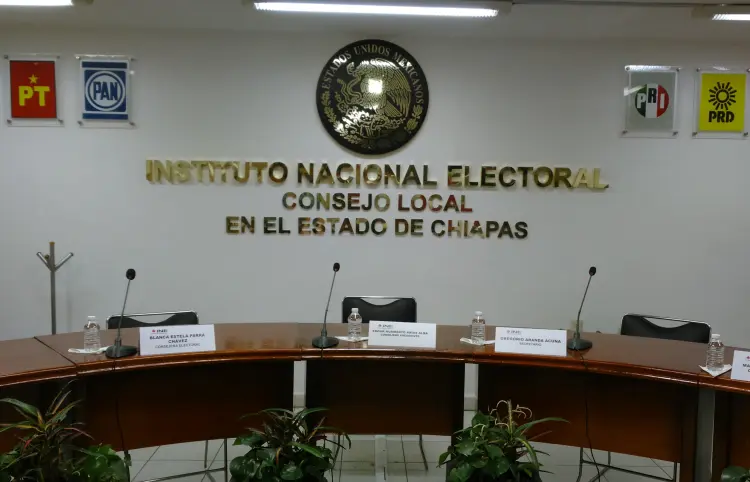 A las 7:30 horas iniciará Sesión del INE en Chiapas