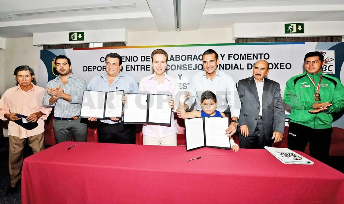 CMB y Chiapas trabajarán juntos para fomentar el boxeo