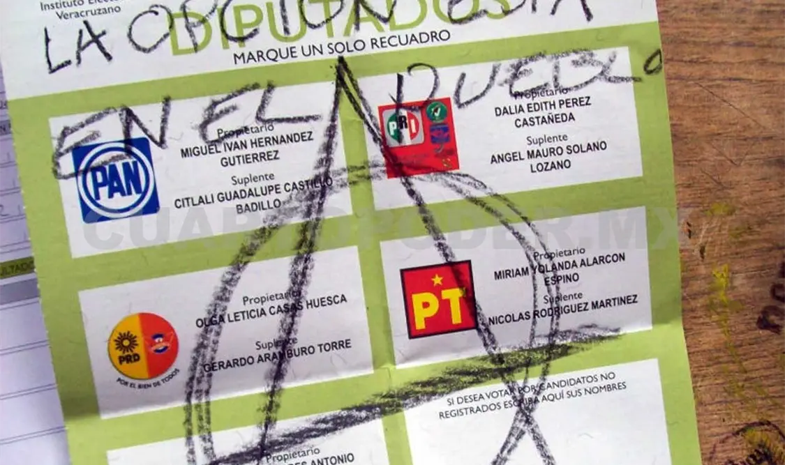 Los votos nulos, esperanza de permanencia del PT