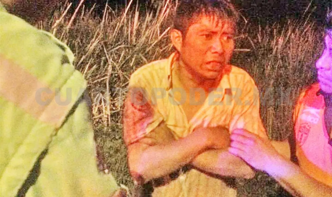 De milagro salvó la vida tras caer a un lago