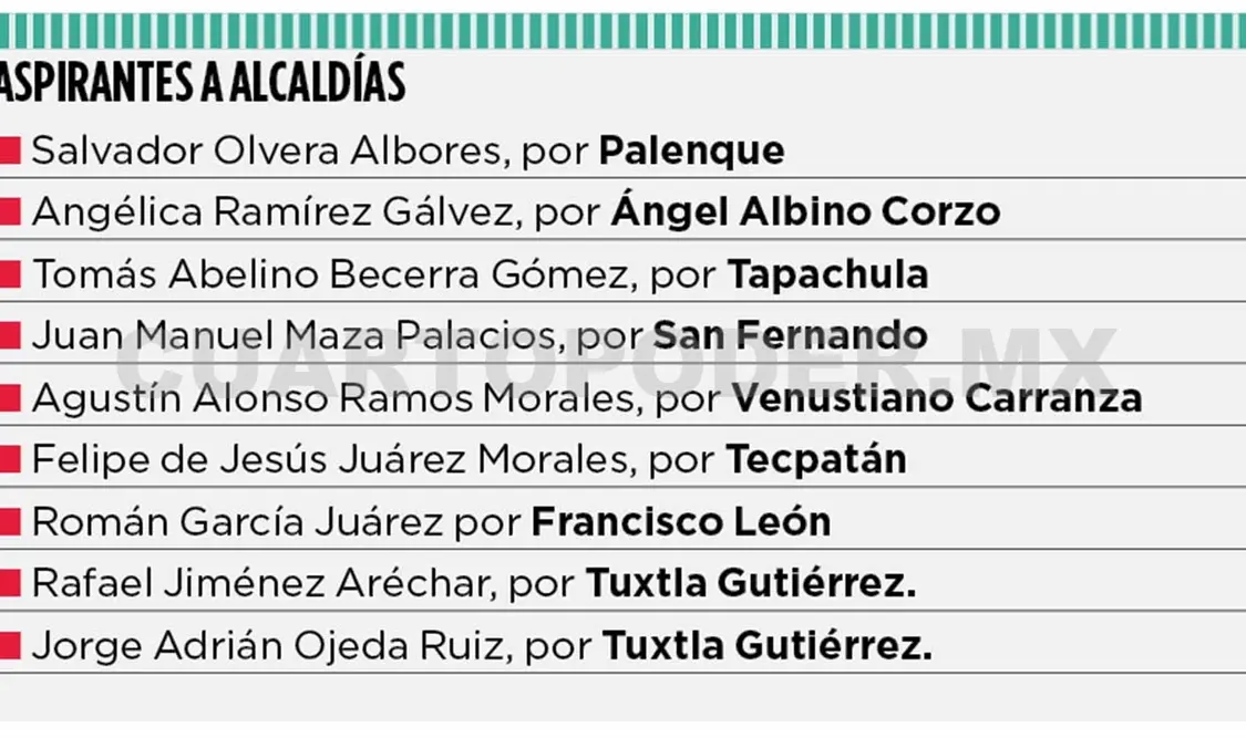 Listos para competir nueve candidatos independientes