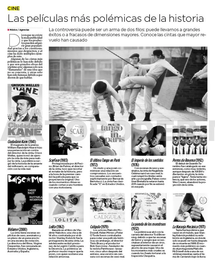 Las películas más polémicas de la historia