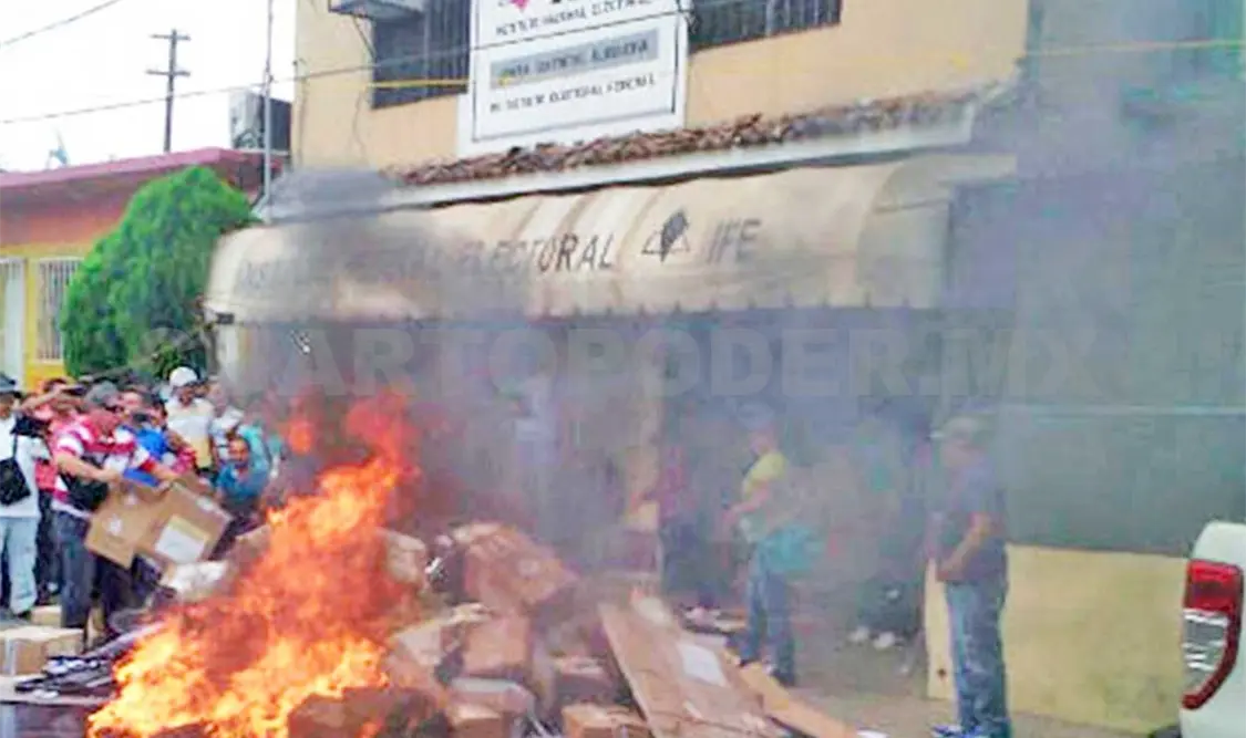 Reportan daños en Cevems de INE