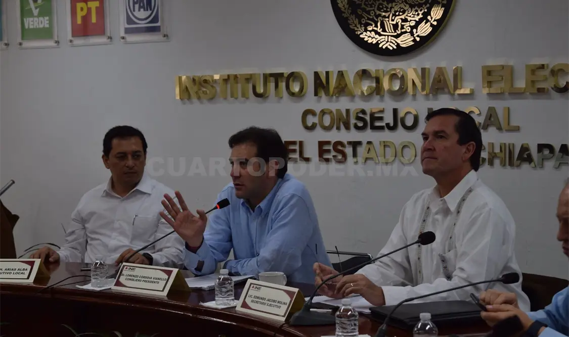 Lorenzo Córdova Vianello, consejero presidente del INE. Jonathan Cervantes / CP