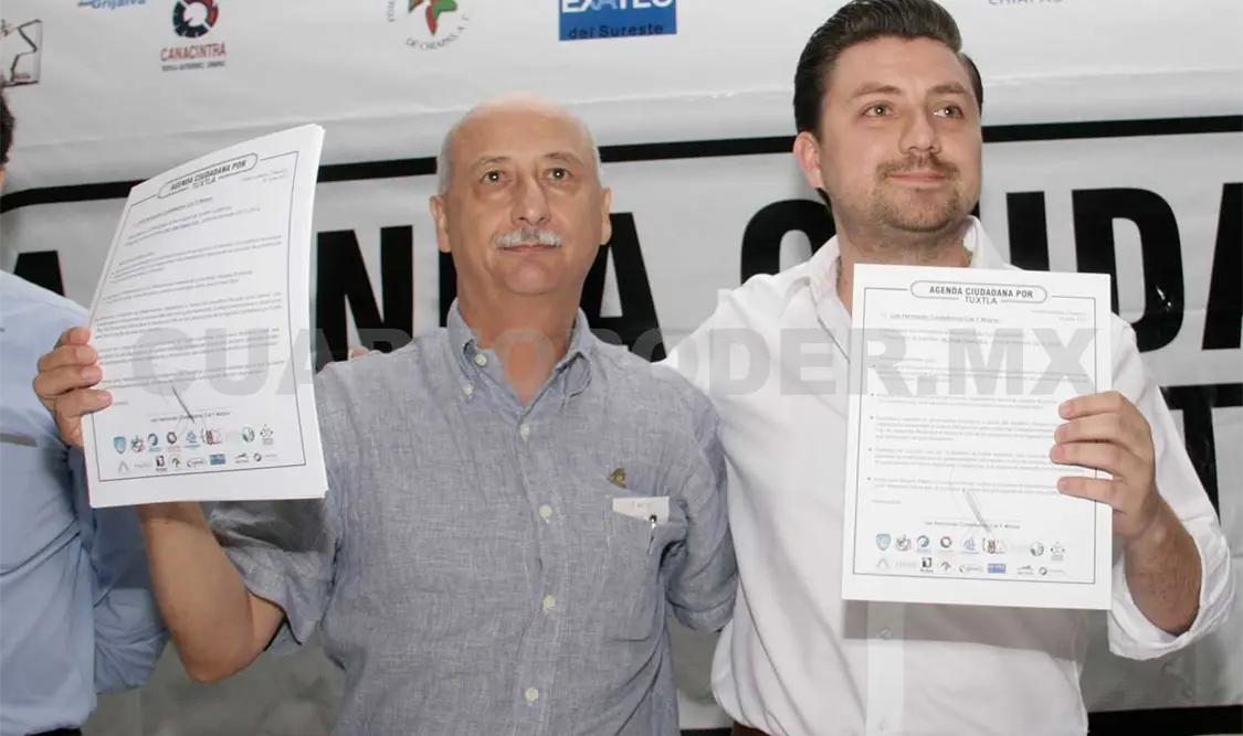 Suscriben Agenda Ciudadana por Tuxtla