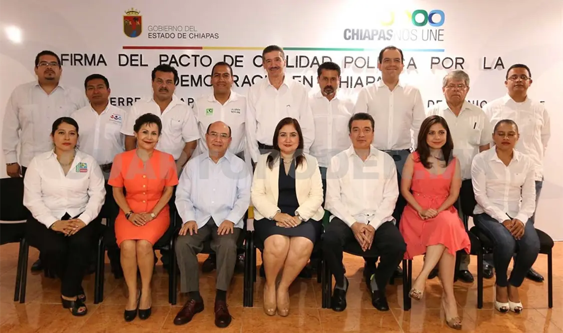 Partidos políticos firman Pacto de Civilidad