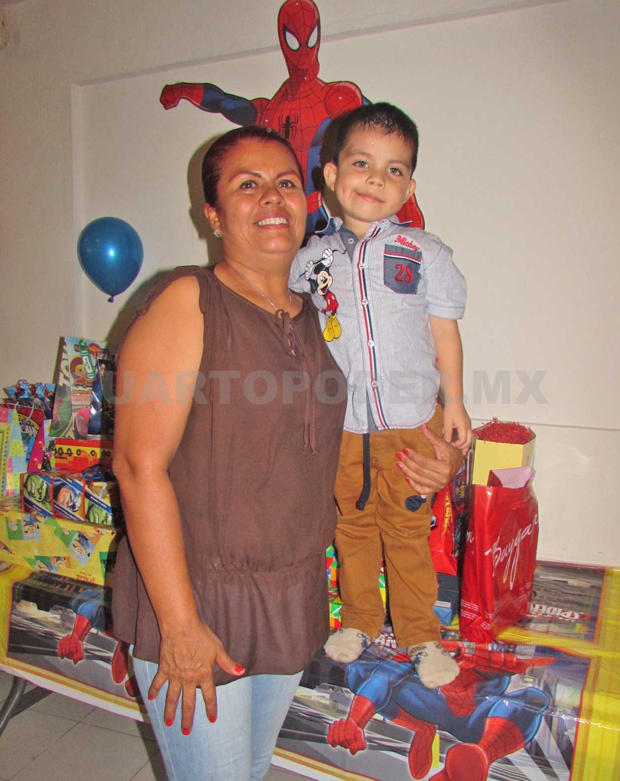 El pequeño Emiliano festejó su cumpleaños