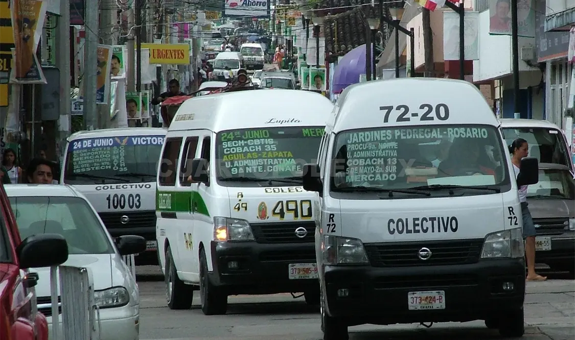 Por temporada vacacional, bajan a un 50 por ciento los ingresos de asalariados del volante en esta ciudad capital. CP