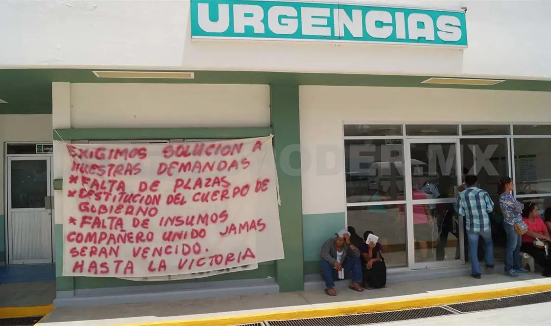Inician huelga en el IMSS