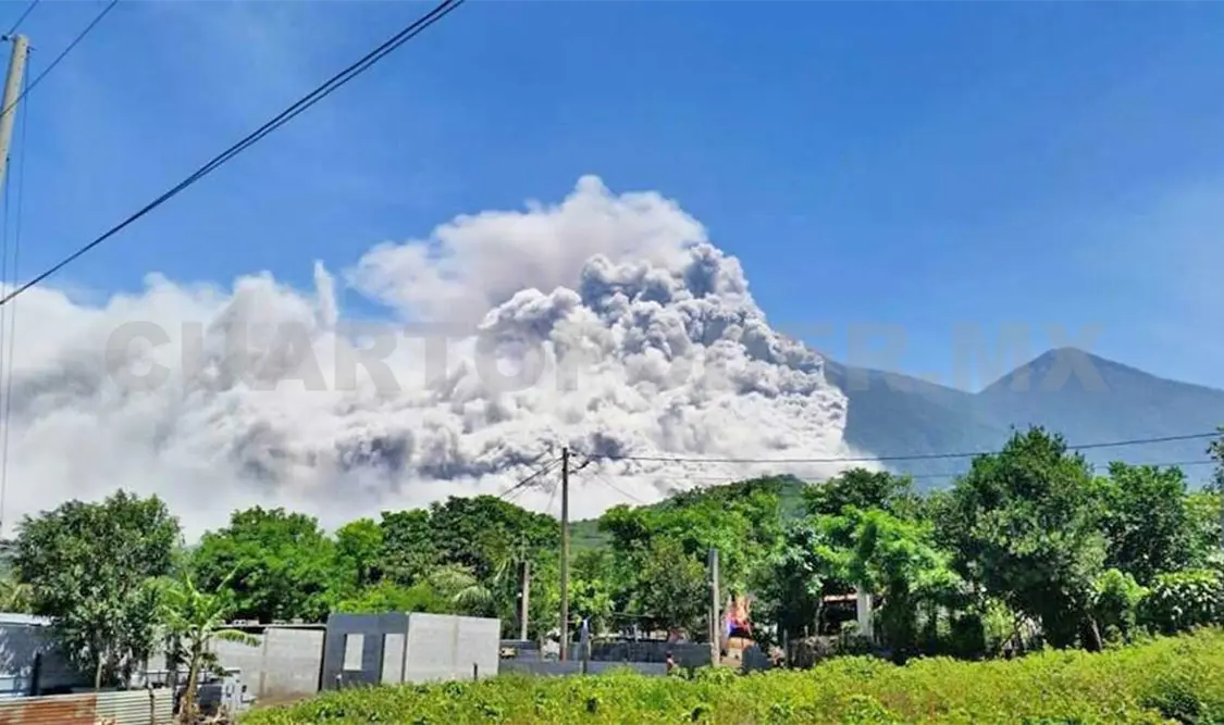 Alerta en Guatemala por actividad en Volcán de Fuego