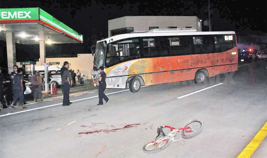 Conejobus arrolla a ciclista