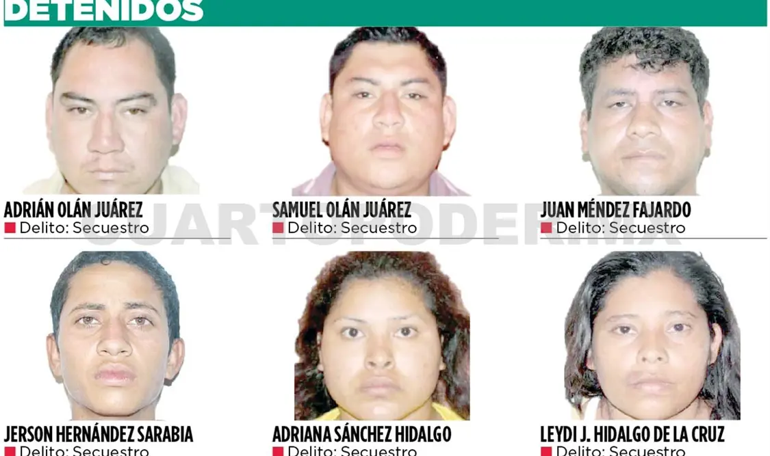 Desarticulan a banda de secuestradores