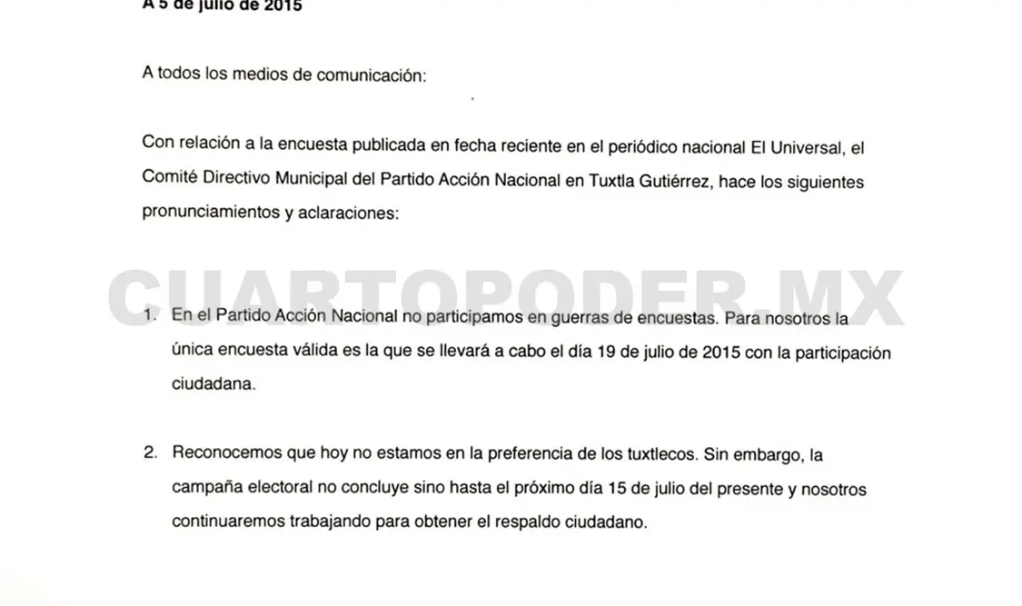 Reconoce Acción Nacional amplia desventaja