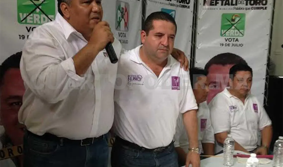 Declina candidato en Tapachula