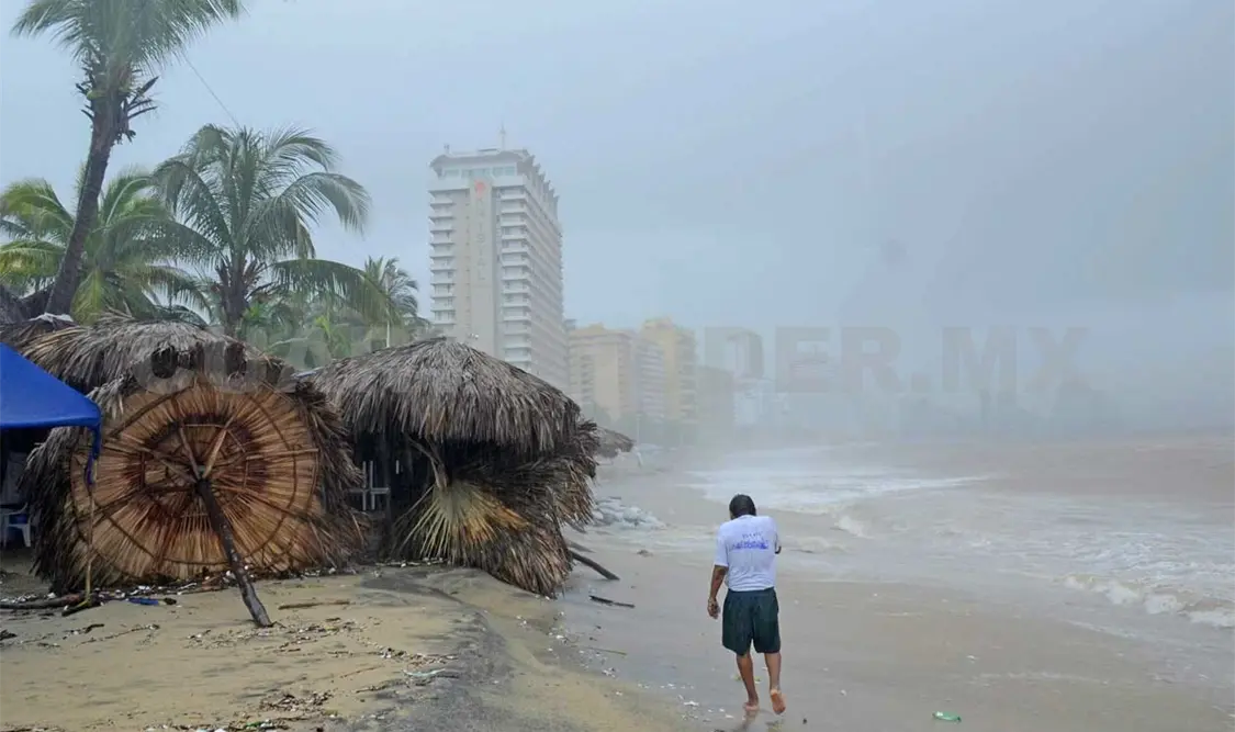 Acapulco, en riesgo de mar de fondo