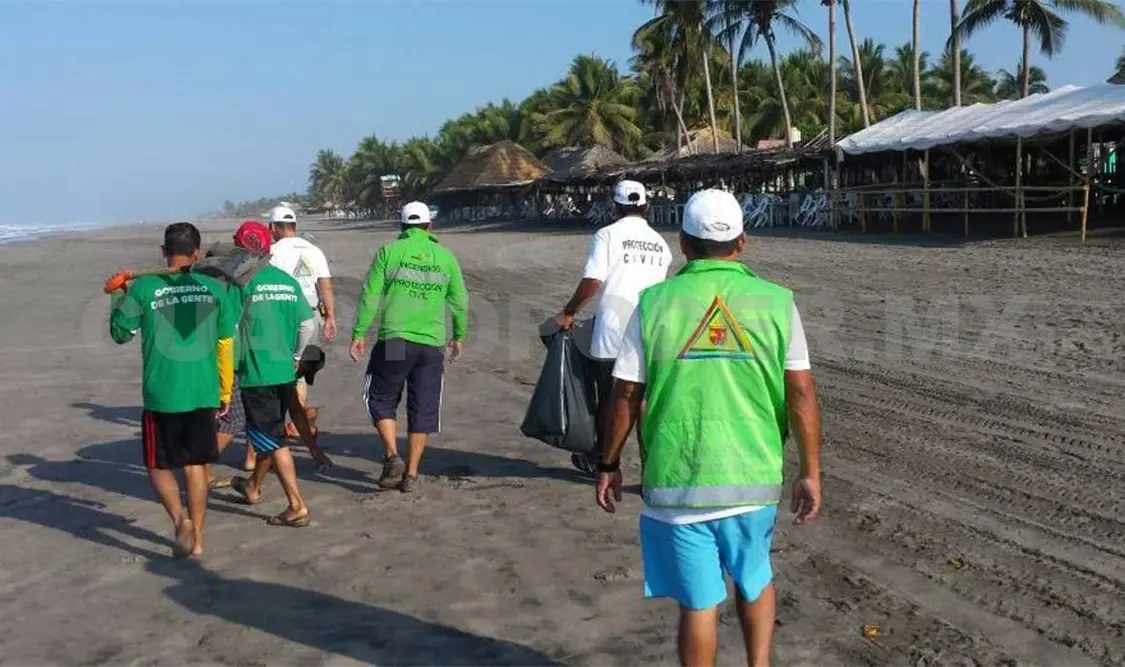 Garantizan protección civil en zona costa