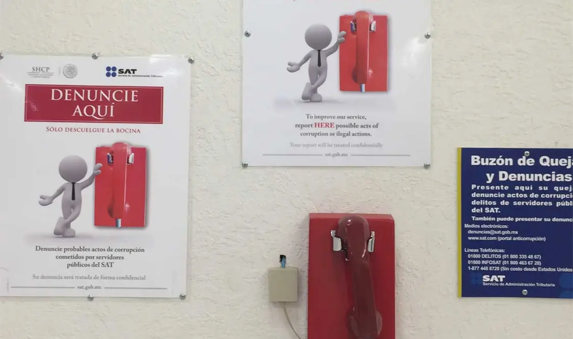 Teléfonos rojos, sistema de denuncia