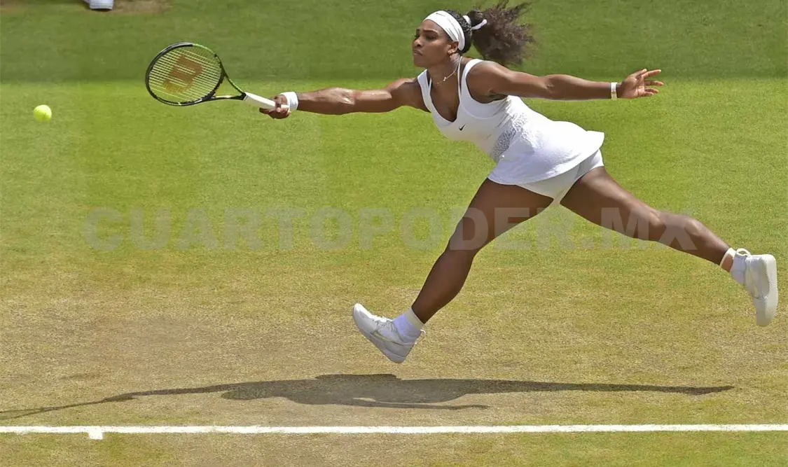 La tenista estadounidense celebró su sexto Rosewater Dish sobre el césped sagrado de Wimbledon, luego de superar a Garbiñe Muguruza por parciales de 6-4 y 6-4. Cortesía