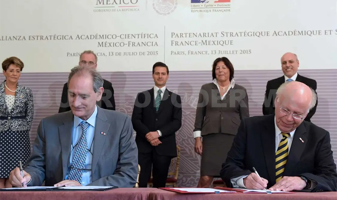 México y Francia firman acuerdos