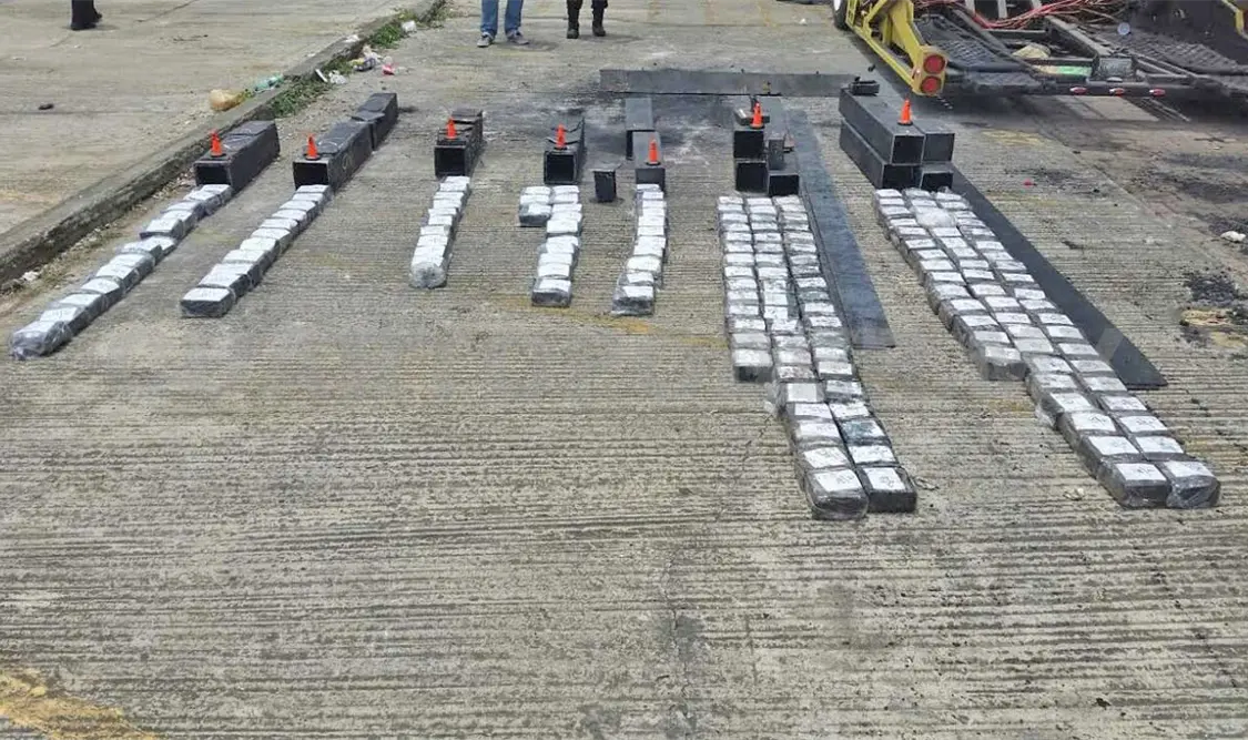 Decomisan cargamento de 169 kilos de heroína